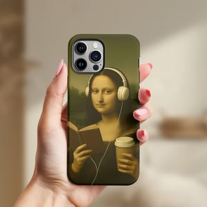 Book Phone Case, Aesthetic Phone Case, Book Lovers Phone Cases, iPhone 16 Case, iPhone 13 14 15 16, Bookish Case, Artful Phone Case
