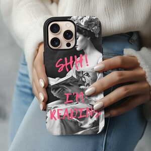 Book Phone Case, Aesthetic Phone Case, Book Lovers Phone Cases, iPhone 16 Case, iPhone 13 14 15 16, Bookish Case, DarkAcademia, Renaissance