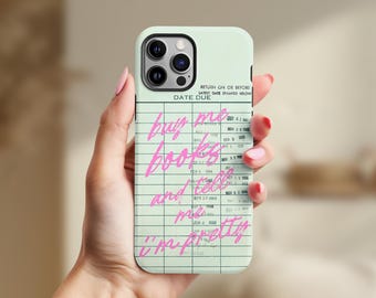 Book Lovers Phone Case, Aesthetic Phone Case, Reader Phone Case For iPhone 16 Case, iPhone 13 14 15 16, Samsung Case, Girly Phone Case