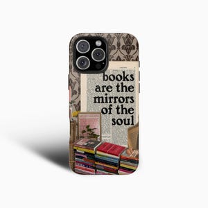 Bookscrap Phone Case For iPhone 16 Pro Max 15 14 13 12 11 Plus, Samsung S24 S23 S22 S21, Book Lover Case, Reader Phone Case, Bookscrap Case,