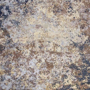 Handgeknoopt vloerkleed van wol en bamboe (8 x 10 ft) - moderne art deco