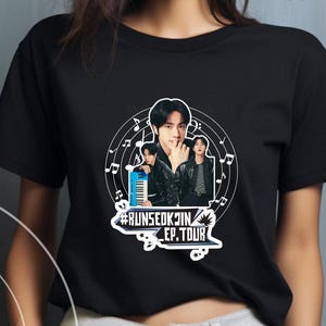 Run Seokjin ep tour 2025 Concert Shirt | BTS T-shirt, Kim Seokjin | New arrival | BTS Comeback, Taelys Magic
