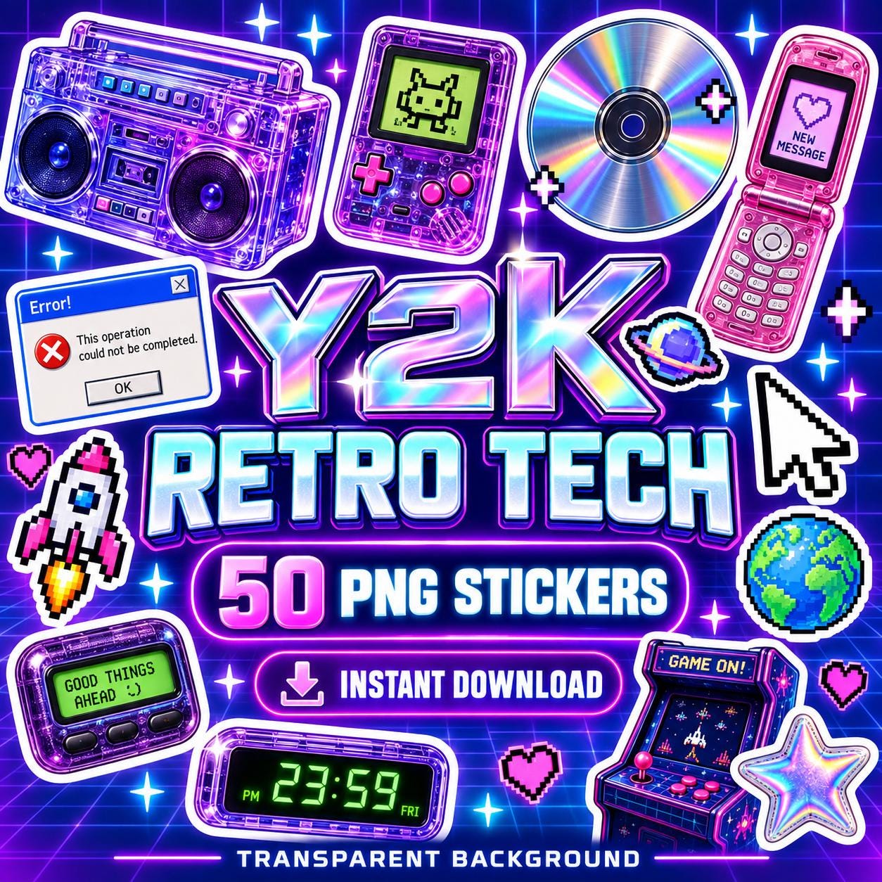 Y2k Tech - Etsy
