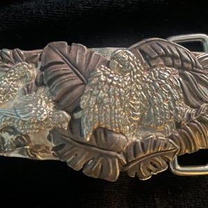Parrot Belt Buckle - Etsy display picture 1