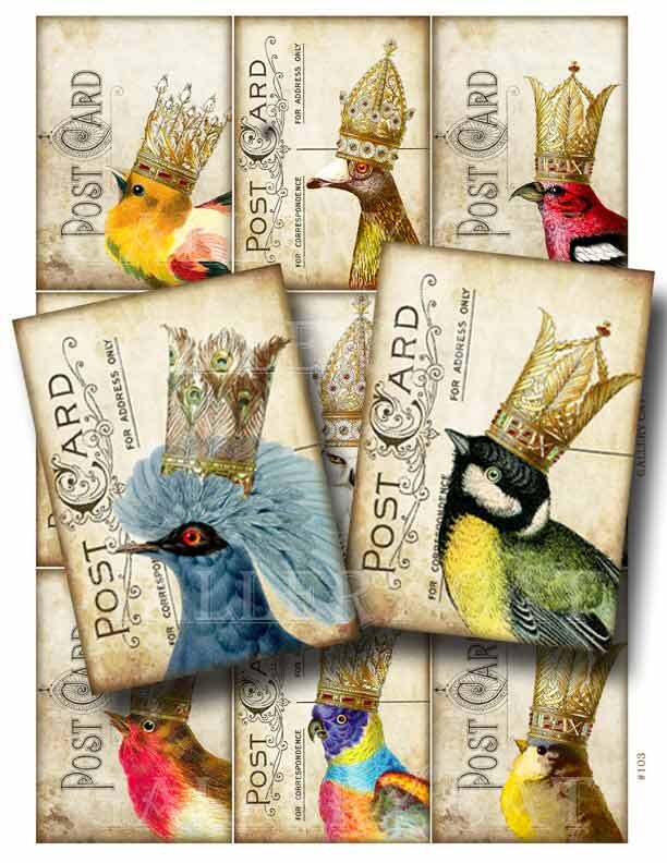 YOUR MAJESTY Digital Collage Sheet Instant Download for Paper Crafts …