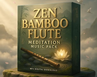 Zen bambuflöjtmusik: 20 japanska meditationsspår (royaltyfri MP3-nedladdning)