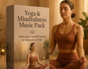 Yoga Music Pack: 20 Royalty-Free Tracks for Meditation & Relaxation (Digital Download