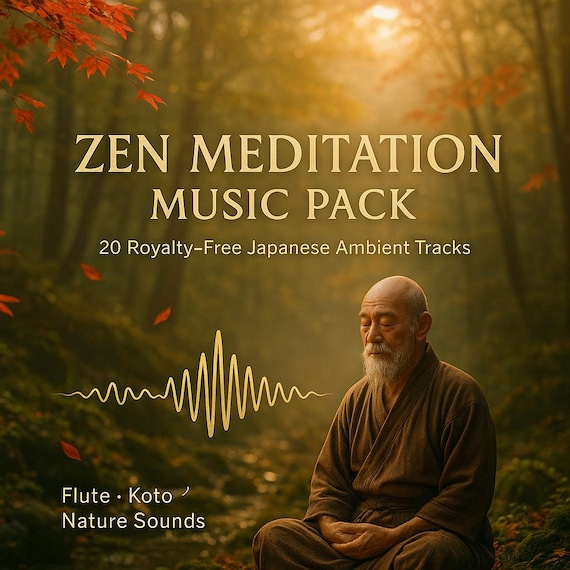 Zen Meditation Music Pack: Japanese Ambient Soundscapes (Royalty-Free MP3 Tracks)
