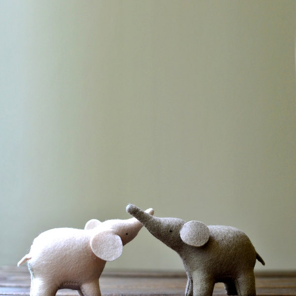 simple elephant - elephant soft sculpture