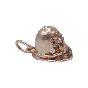 Vintage 925 Sterling Silver London Bobby Metropolitan Police Helmet Charm Bracelet Pendant Necklace British Travel Jewellery Gift