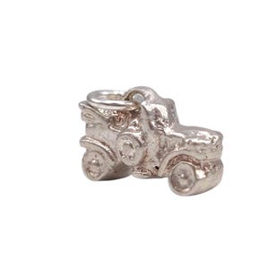 Vintage 925 Sterling Silver 1920s Open Top Classic Car Charm Bracelet Vehicle Pendant Necklace Travel Jewellery Gift