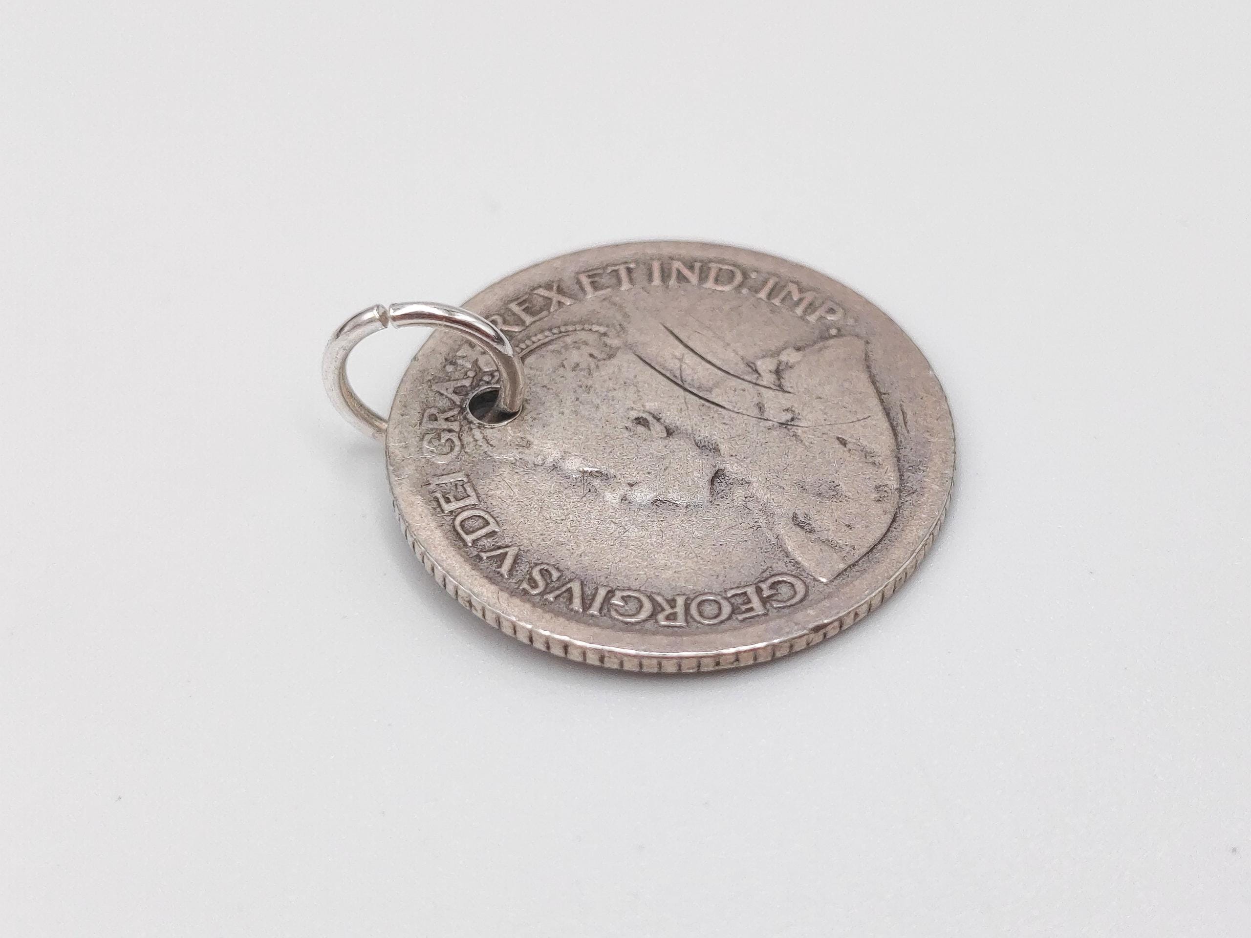 英国ヴィンテージ SILVER 1ポンド紙幣 エマージェンシー・チャーム 高