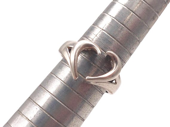 Vintage Solid 925 Sterling Silver Abstract Adjust… - image 2