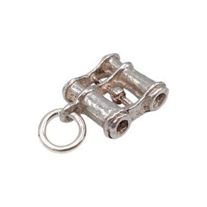 Vintage 925 Sterling Silver Binoculars Charm Bracelet Binocular Pendant Jewellery Gift