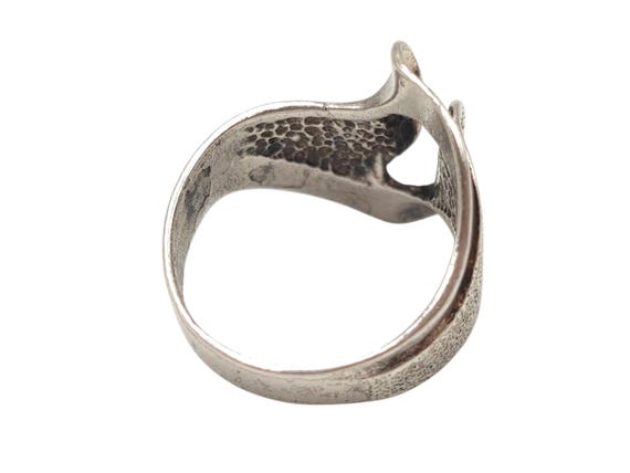 Solid 925 Sterling Silver Ornate Etched Swirled A… - image 7