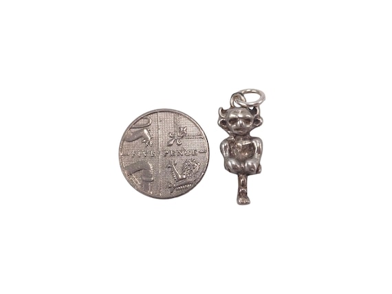 Vintage 925 Sterling Silver Cornish Pixie Lucky I… - image 3