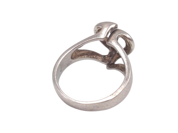 Vintage Solid 925 Sterling Silver Abstract Adjust… - image 3