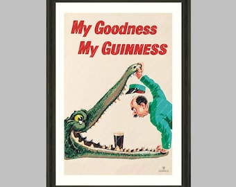 Vintage Guinness Poster: Irish Pub Art Prints (Digital Download)
