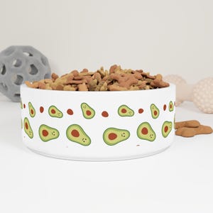 Cute Pet Bowl, Cat or Dog Food Dish, Animal Lover Gift, Personalized Water Bowl, Ceramic Bowl for Pets, Custom Pet Feeding, Small Pet