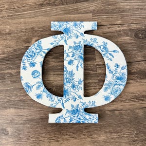 Letras griegas de hermandad de madera personalizadas: decoración de pared de hermandad hecha a mano