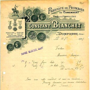 Digital download - Antique French Receipts for Junk Journals, Mixed Media & Collage - 9 different receipts