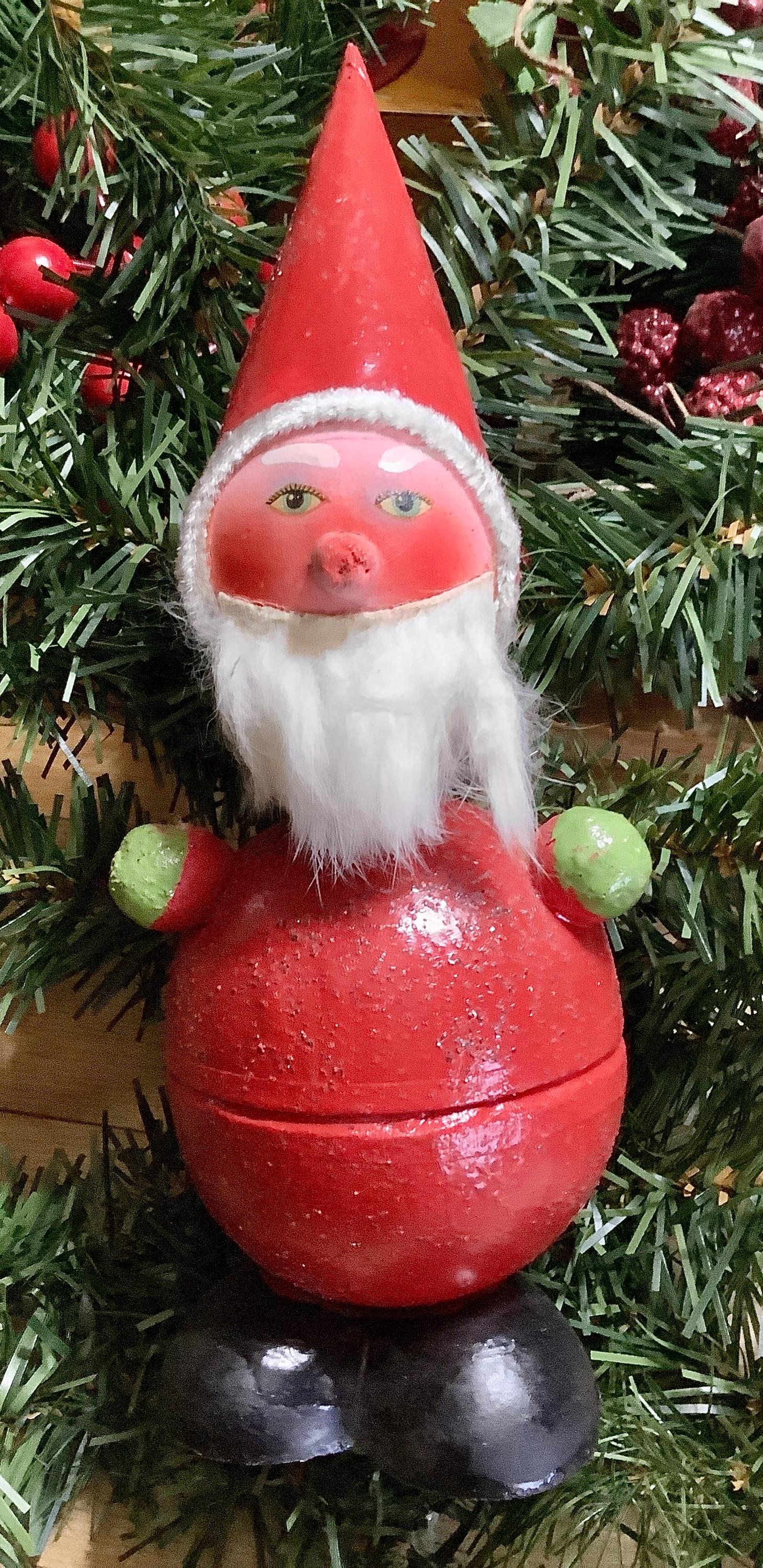 ビンテージ　NOEL ランプ　デットストック Rare, Bobble Head Santa Candy Container, West Germany, 1940s - Etsy