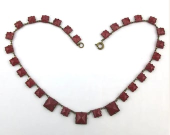 Antique Carnelian Choker Necklace