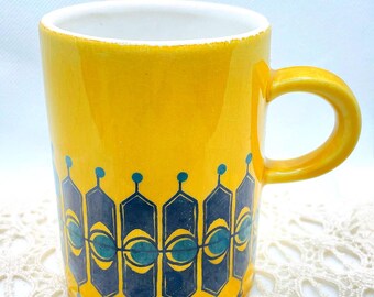 Taza de cerámica vintage de Alemania Occidental