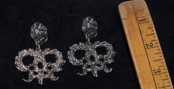 Chantal Thomass Silver Earrings Nice France - image 3