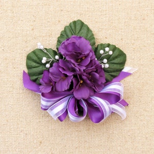 what color corsage for purple dress Prom Flowers: Unique challenges-what to design when every request is the same and every item needs to be different