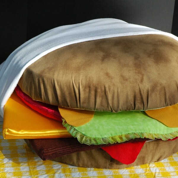 Hamburger Pillow - Giant  - Free shipping on this item