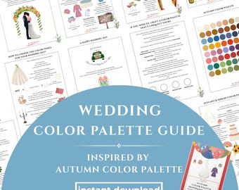 Wedding Guide for Autumn Color Season Brides I Bridal Color Palette (PDF)