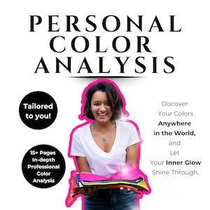 Personal Color Analysis: Find Your Season, 12 Seasonal System, Personalized Consultation, Digital PDF