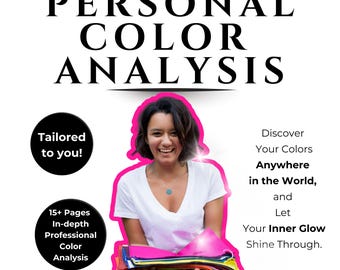Personal Color Analysis: Find Your Season, 12 Seasonal System, Personalized Consultation, Digital PDF