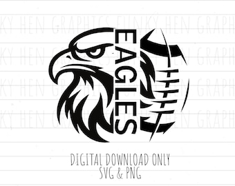 Eagles football PNG SVG digital download