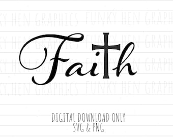 Faith PNG SVG digital download