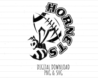 Hornets football PNG SVG Digital download