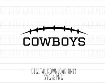 Cowboys football digital download PNG SVG