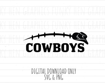 Cowboys football digital download PNG SVG