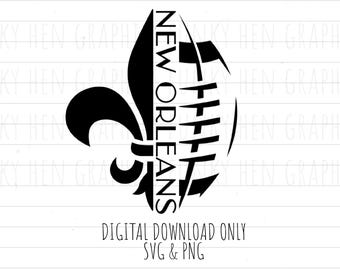Descarga digital PNG SVG de los New Orleans Saints