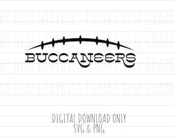 Buccaneers football PNG and SVG digital download