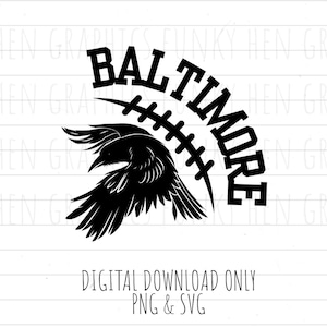 Baltimore Ravens digital nedladdning PNG SVG
