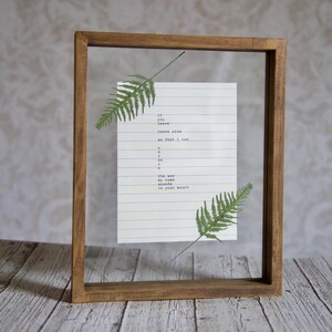 Love Poem Print – Original Hand-Typed Typewriter Art