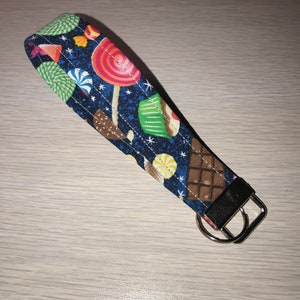 Key Fob Wristlet Sweet Treats Cupcake Theme