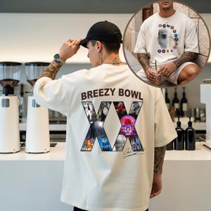 Chris Brown Shirts, Chris Brown Breezy Bowl XX Shirts, Unisex Shirts, FRONT and BACK, Chris Brown Graphic Tee, Music Tour Y2k T-Shirt