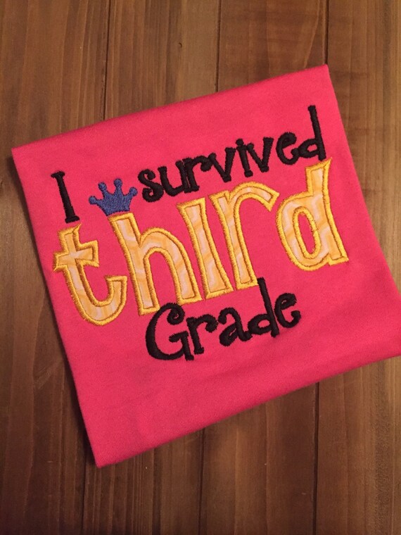 Items similar to I survived " " grade on Etsy