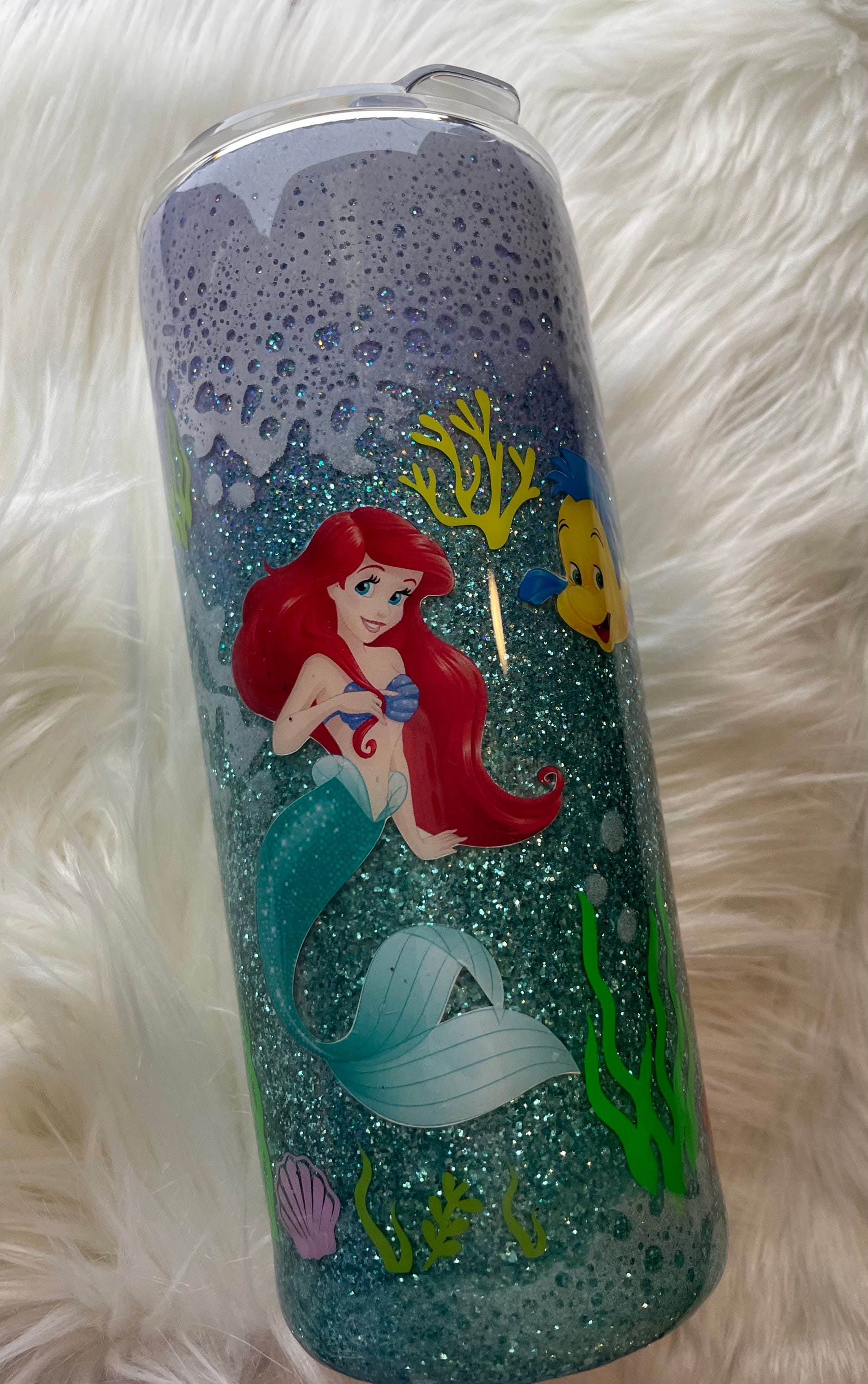 Silver Buffalo Disney The Little Mermaid Ariel Color-changing Plastic  Tumbler