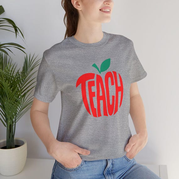 TEACH Shirt, Teacher Shirt, Back to School Shirt, Friday Outfit, Teacher Appreciation, Teacher T-Shirt