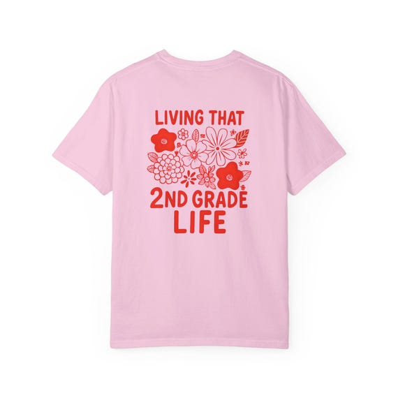 Second Grade Shirt, Teacher Tee, Back to School Shirt, Second Grade Team Shirt, Comfort Colors