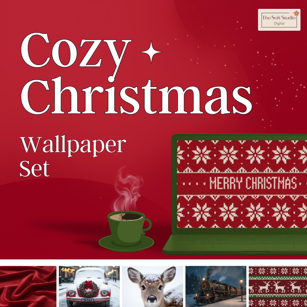 20 Cozy Christmas Wallpapers - Aesthetic Winter Desktop Backgrounds for